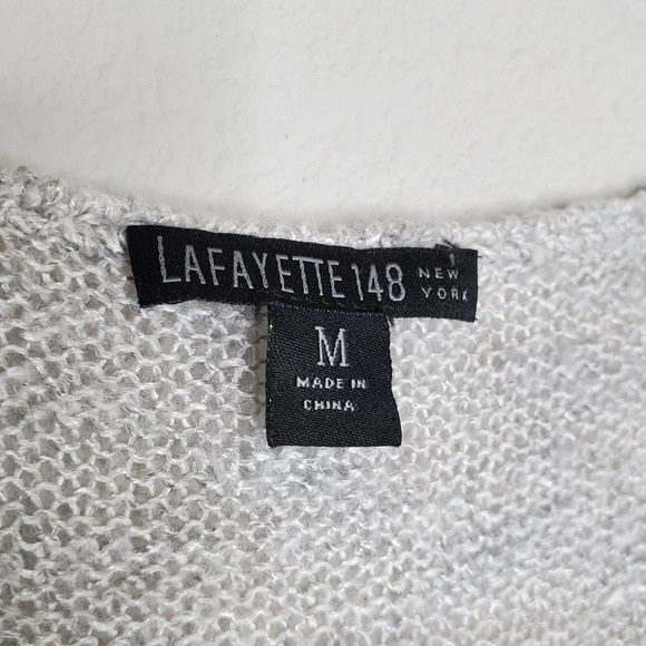 Lafayette 148 New York Linen Scoop Neck Tank size Medium - Picture 4 of 9